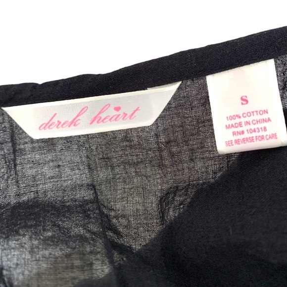 Derek Heart | NWOT Smocked Top Sundress Black Size Small - Picture 15 of 16